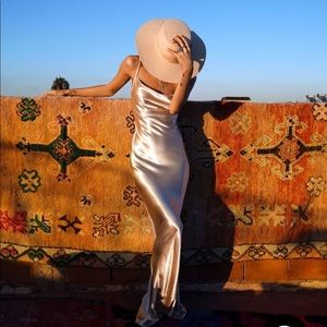 Rat & Boa Lumina Silk Slip Dress